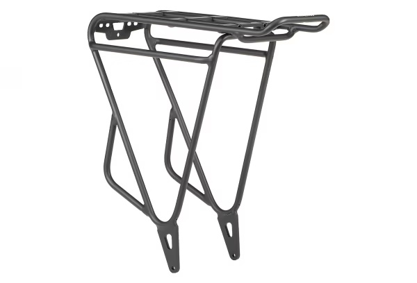 Ancien Porte-enfant En Fer Pour Vélo – Porte-bagages Orange – Vintage